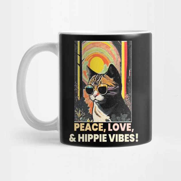 "Peace, Love, & Hippie Vibes!" by Shirtsy